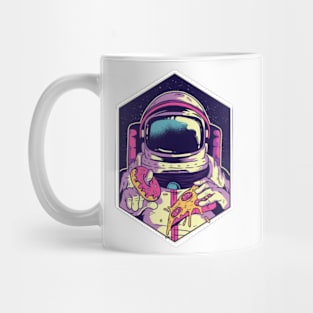 astronaut: donut & pizza Mug